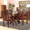 Baxton Studio Liese Modern Two-Tone Dark Brown and Walnut Brown Finished Wood 5-PC Dining Set 178-11384-10892-Zoro - alternate 5